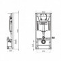 Broyeur+ Bâti-support wc SFA SANIWALL PRO UP