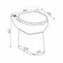 Cuvette broyeur compact wc SFA SANICOMPACT 43 ECO+
