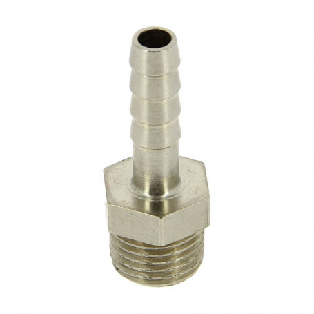 Embout nickelé male cannelé