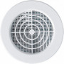 Grille ronde PVC avec moustiquaire