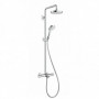 Showerpipe Croma Select S 180 2jet  bain/douche blanc/chromé