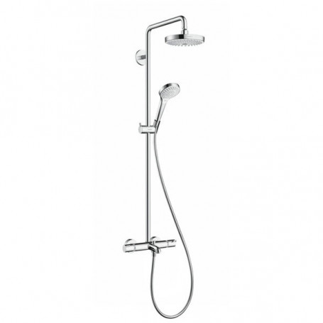 Showerpipe Croma Select S 180 2jet  bain/douche blanc/chromé