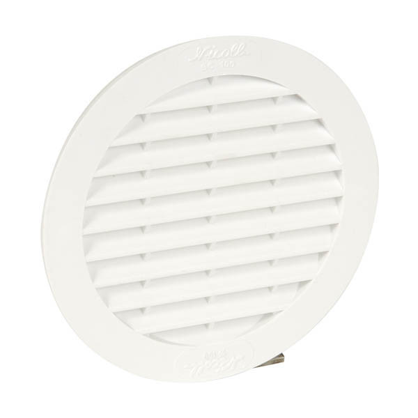 Ventilation : Grille ronde réglable PVC
