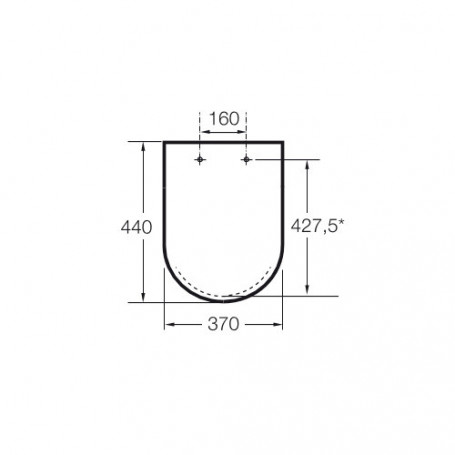 Abattant WC Carmen Gris Anthracite A801B5238B Roca