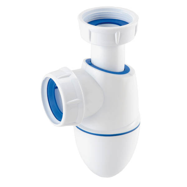 Siphon pour vasque/bidet Wirquin chromé 32mm, Vidage lavabo