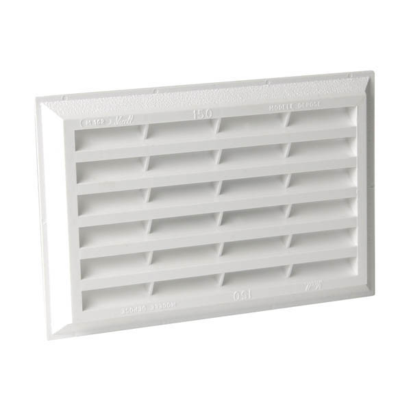 Grille de ventilation Rectangulaire à sceller classique avec