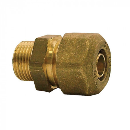 Raccord PER droit à compression Mâle