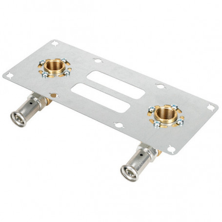 Sortie de cloison entraxe 150mm pour tube multicouche à sertir Henco