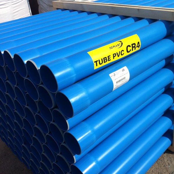 Tube PVC bleu M1 CR4 évacuation eaux usées