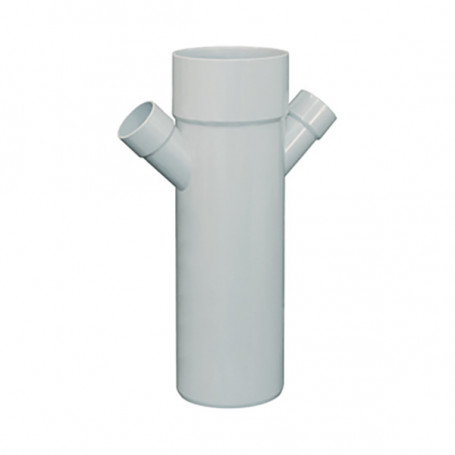 Culotte 45° PVC double parallèle Mâle-Femelle FIRST PLAST