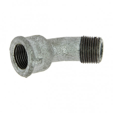 Courbe 45° fonte galva Mâle Femelle