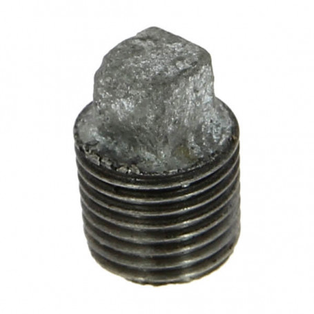 Bouchon Mâle fonte galva tête carré