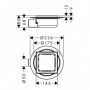 Siphon de douche RainDrain Spot Hansgrohe