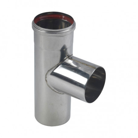 Té 90° inox 316 pro condensation RIGIDTEN