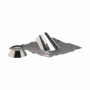 Solin 30-45° inox collet avec bavette de plomb TEN