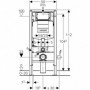Bâti-support Geberit Duofix Sigma en applique