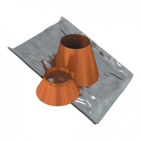 Solin inox avec collet BIOTEN