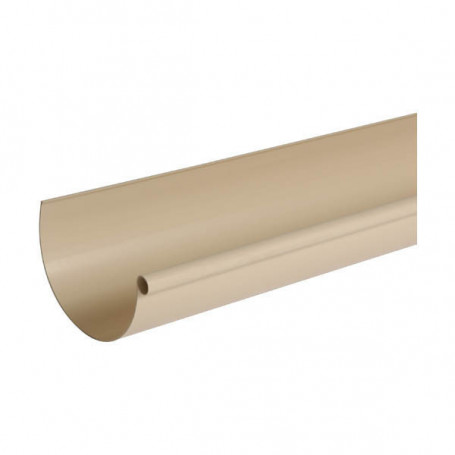 Gouttière et accessoires à coller demi-rond LG33 sable