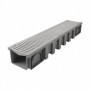 Caniveau haut monté largeur 200 grille PVC Nicoll