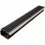 Caniveau Kenadrain monté largeur 130 grille composite