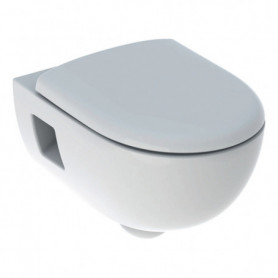 Banio wc suspendu design Pro compact 49 cm sans bride fixation