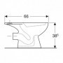 Cuvette WC au sol Geberit Bastia