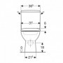 Pack WC au sol Geberit Renova caréné