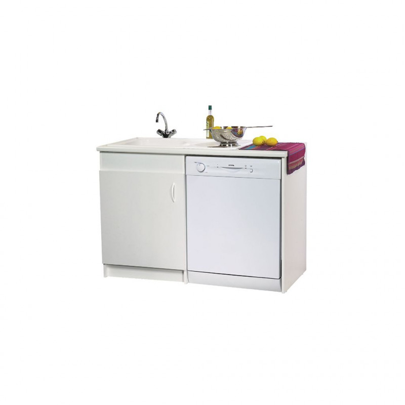 Meuble sous évier avec emplacement lavevaisselle
