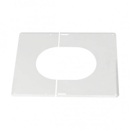 Plaque de finition 0° à 30° blanc Isoten