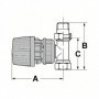 Corps robinet thermostatique droit