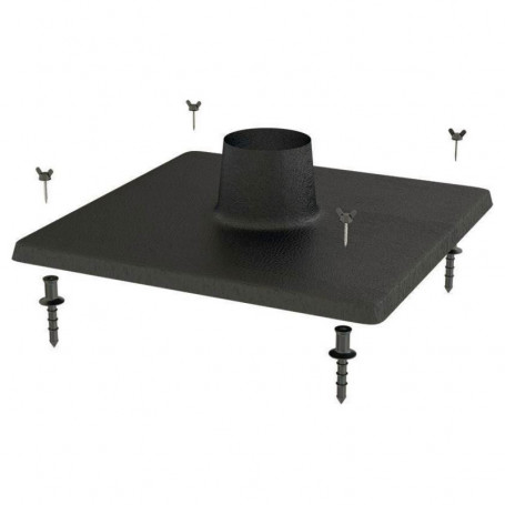 Plaque de cheminée ABS 40x40cm Technaflon TEN