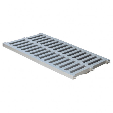 Grille seule PVC pour caniveau série 300 First Plast