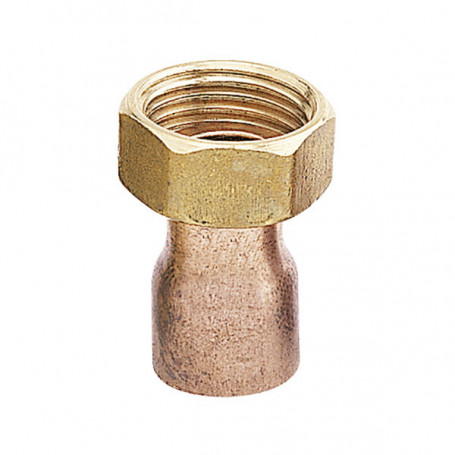 Raccord droit 2 pièces écrou prisonnier 359 GCL