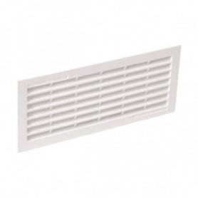 Grille de ventilation en applique rectangulaire plate à fermeture