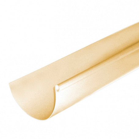 Gouttière et accessoires à coller demi-rond de 33 sable FIRST