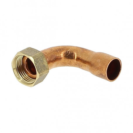Raccord coudé 2 pièces écrou prisonnier 5002 GCL