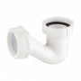 Siphon de lavabo / bidet forme P Nicoll