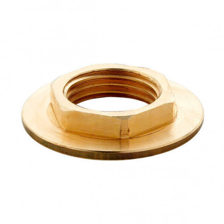 Contre écrou laiton à grand plateau