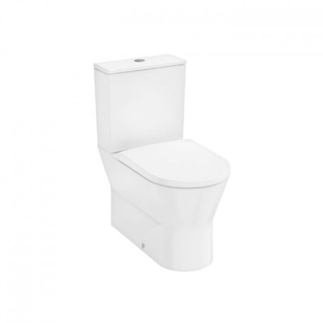 Pack WC au sol EluPura S sans bride caréné abattant frein de chute Hansgrohe