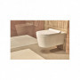 Pack WC Suspendu EluPura S sans bride caréné abattant frein de chute slim Hansgrohe