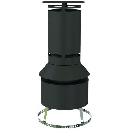 Terminal de mitron noir avec joint et collier Technaflon TEN