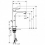 Mitigeur lavabo haut Metris 200 Hansgrohe