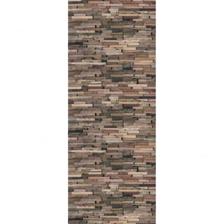 Panneau mural Vipanel aspect bois acajou mat perlé épaisseur 6mm Roth