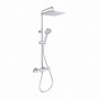 Colonne  de douche Thermostatique tête carrée July+ Jacob Delafon