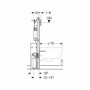 Bâti support autoportant renforcé Duofix Sigma12 Geberit