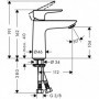 Mitigeur lavabo Talis E 110 CoolStart Hansgrohe
