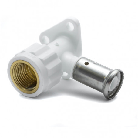 Applique 56mm PVDF blanc multicouche à sertir