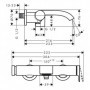 Mitigeur bain douche Vivenis Hansgrohe