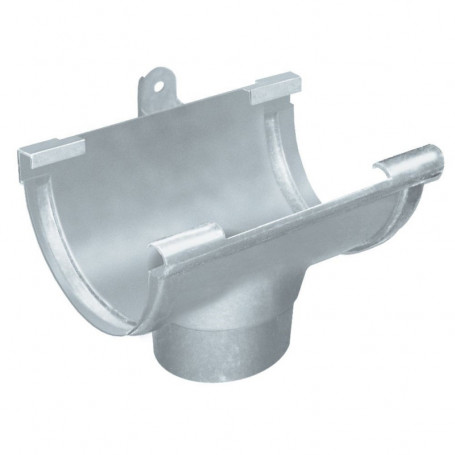 Gouttière et accessoires demi-rond de 25 gris FIRST