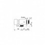Robinet temposoft lave-main corps brut Delabie